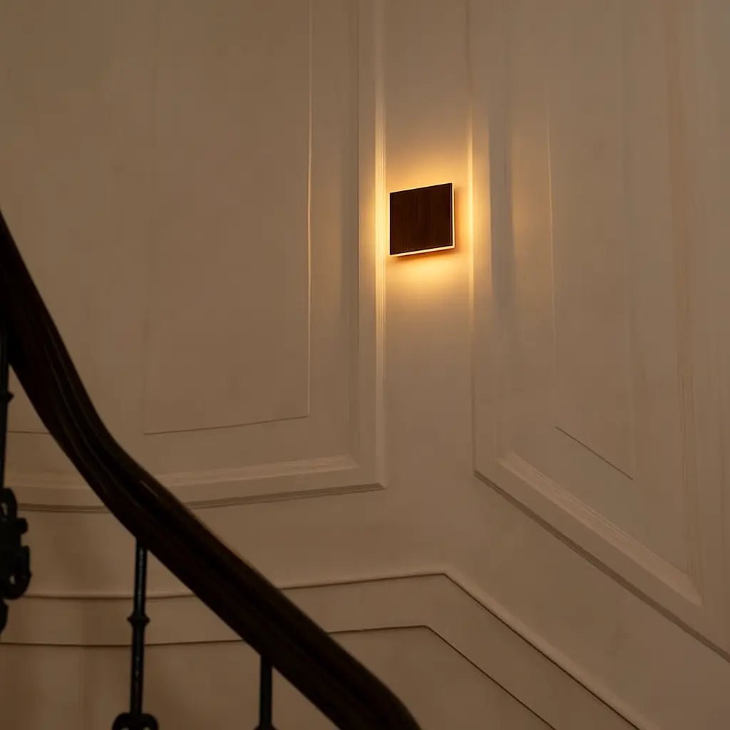 Lane Walnut Cordless Wall Light | Rechargeable & Dimmable Design - LUXONAS HOME