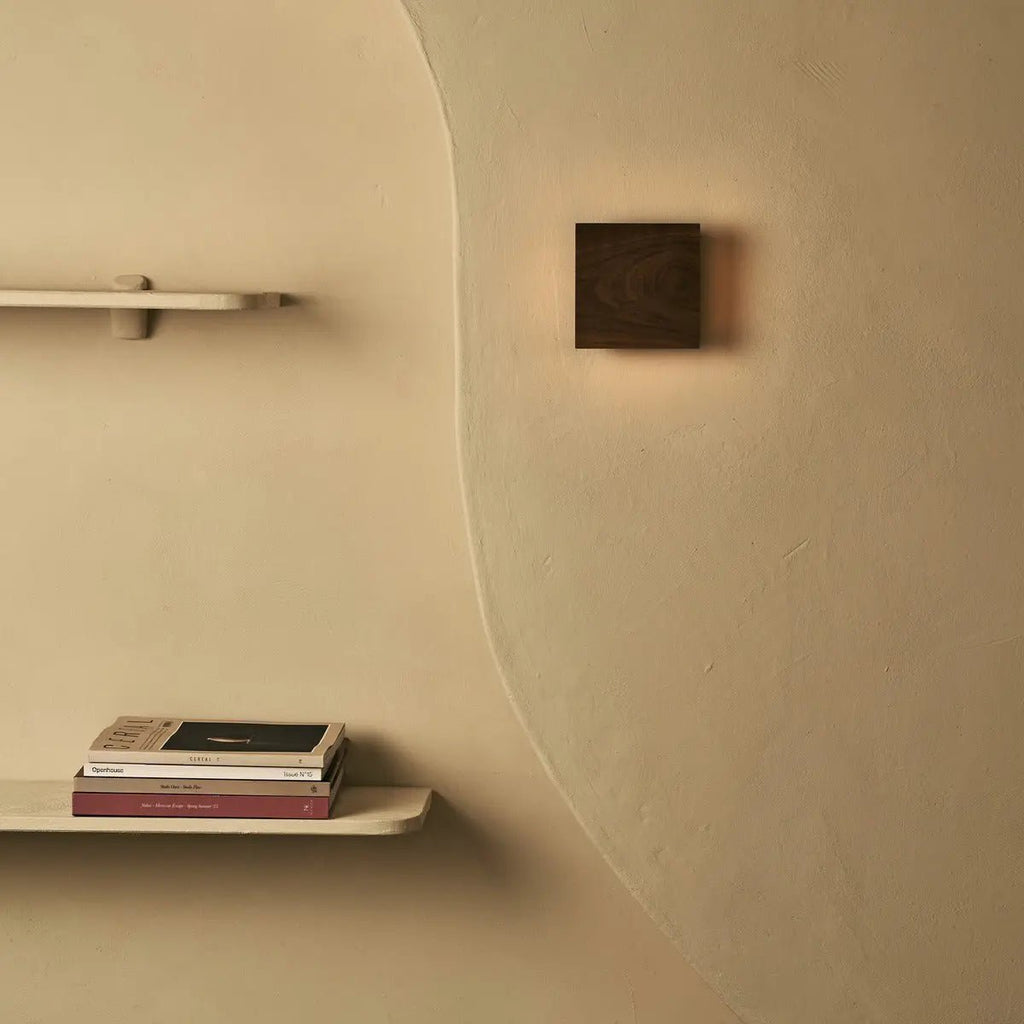 Lane Walnut Cordless Wall Light | Rechargeable & Dimmable Design - LUXONAS HOME