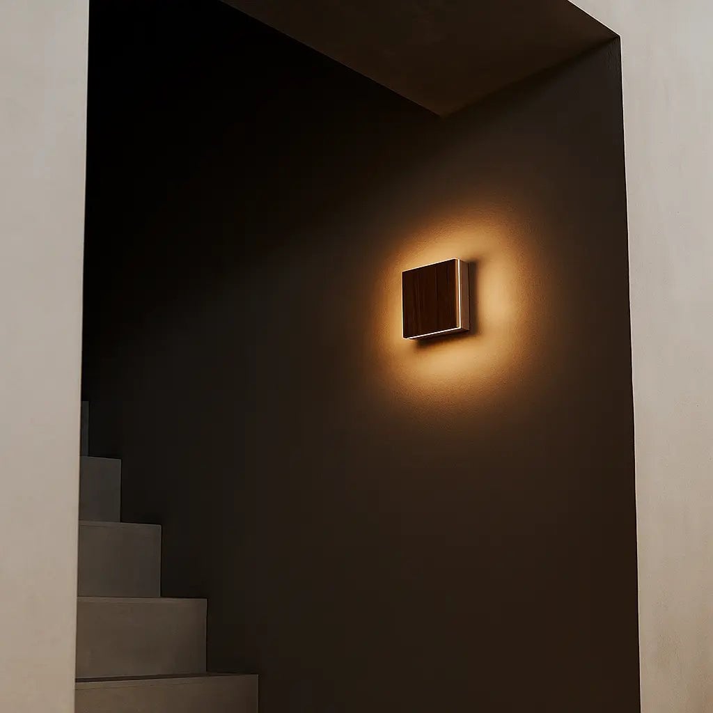 Lane Walnut Cordless Wall Light | Rechargeable & Dimmable Design - LUXONAS HOME