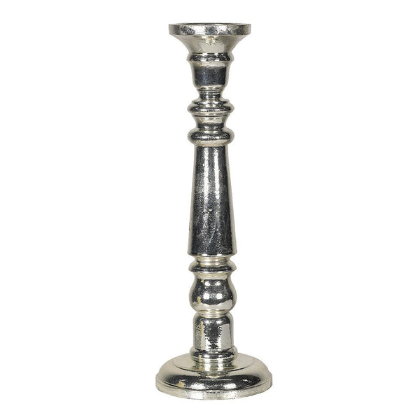 Large Antique Silver Candlestick