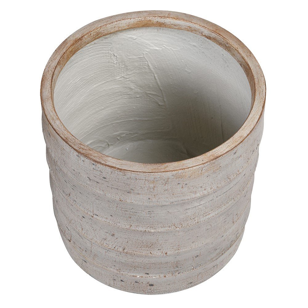 Large Bamboo Effect Planter - LUXONAS
