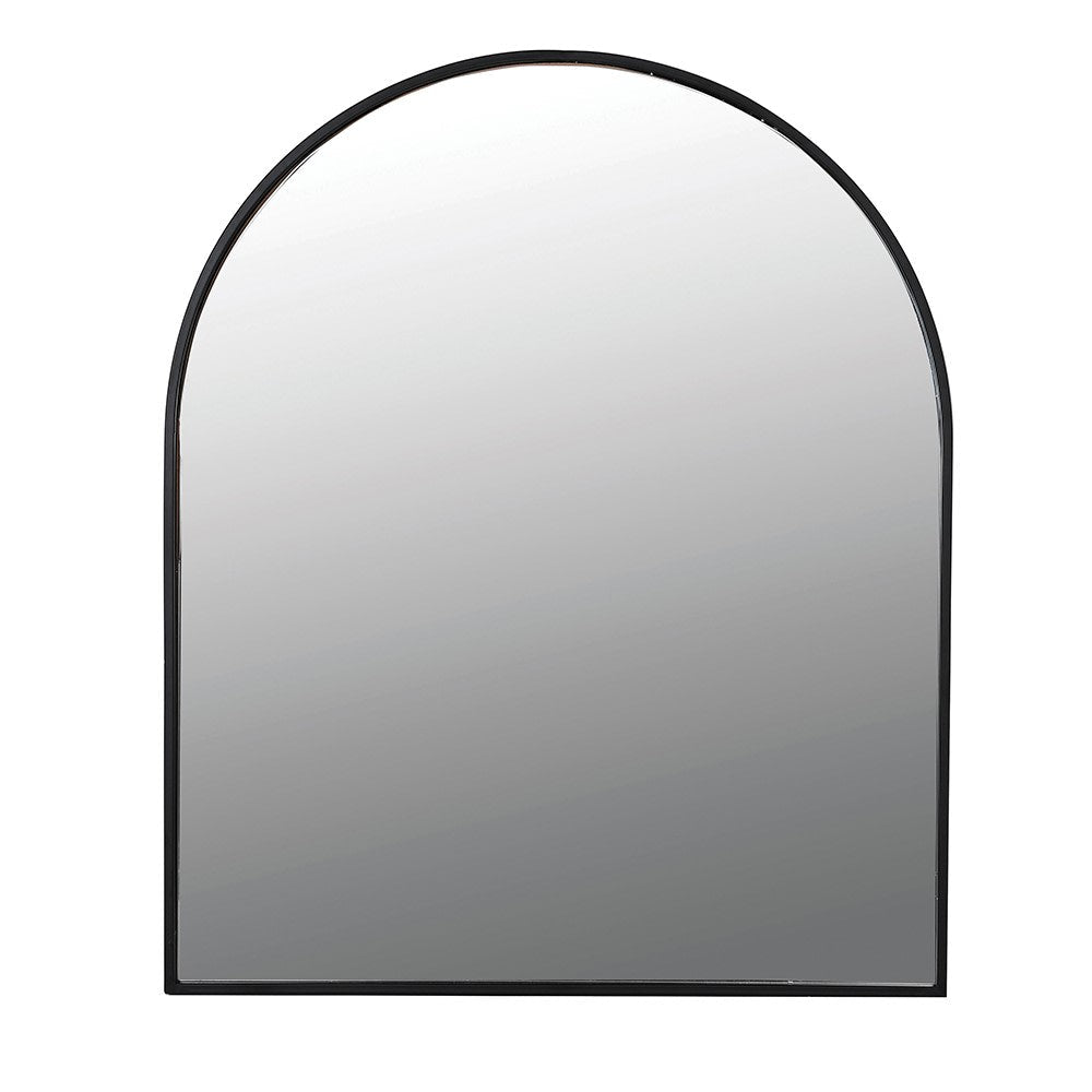 Large Black Curved Wall Mirror - LUXONAS