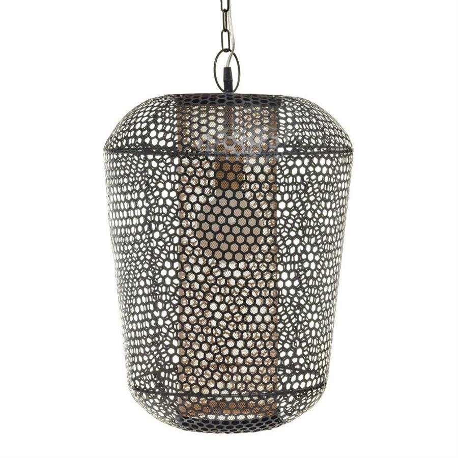 Large Black Hive Mesh Pendant Light - LUXONAS