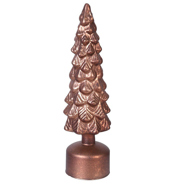 Large Bronze Rotating Lit Tree