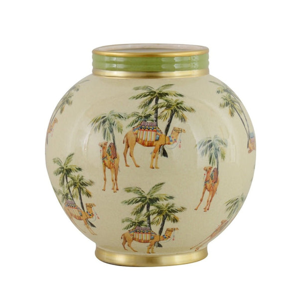 Large Camel Ceramic Vase