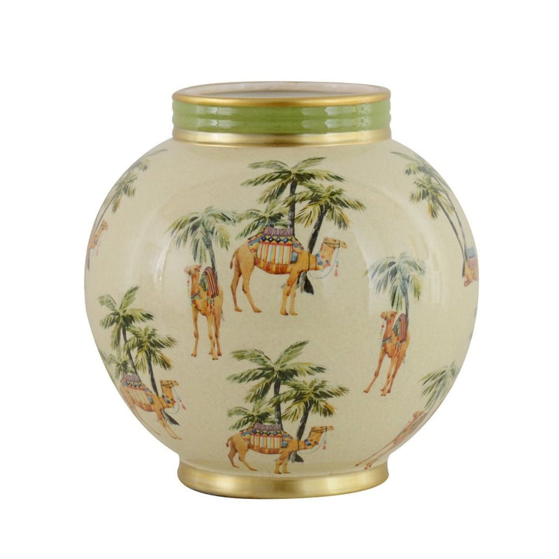 Large Camel Ceramic Vase