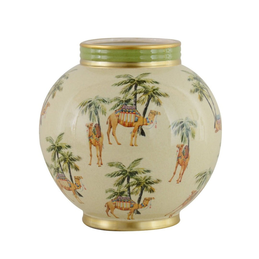 Large Camel Ceramic Vase