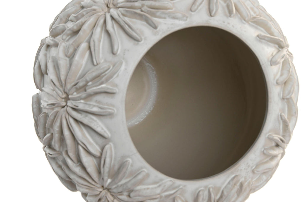 Large Ceramic Vase 'Craft' - Elegant White Decor - LUXONAS