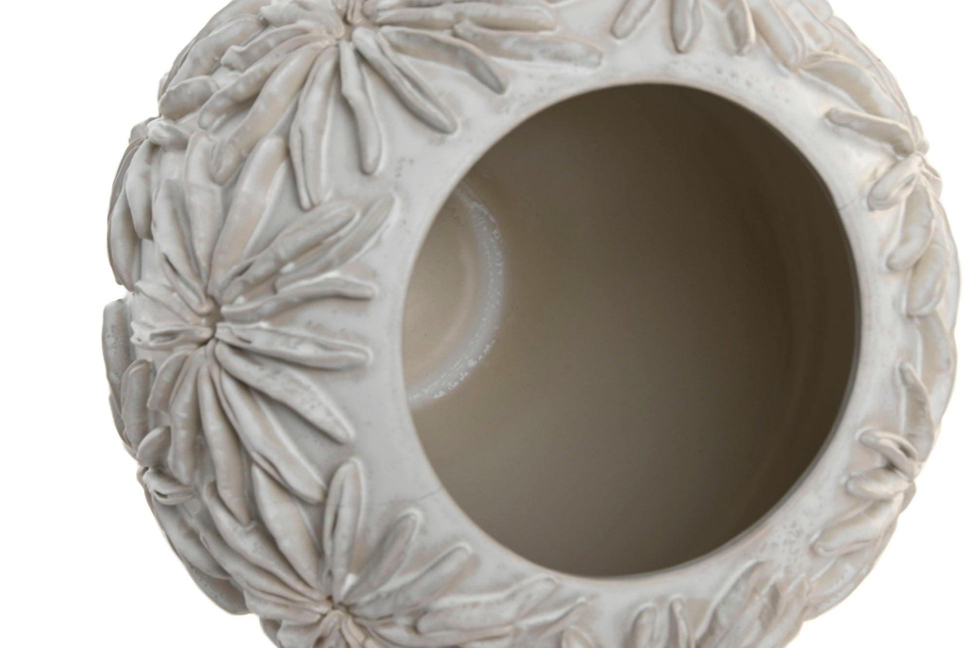 Large Ceramic Vase 'Craft' - Elegant White Decor - LUXONAS
