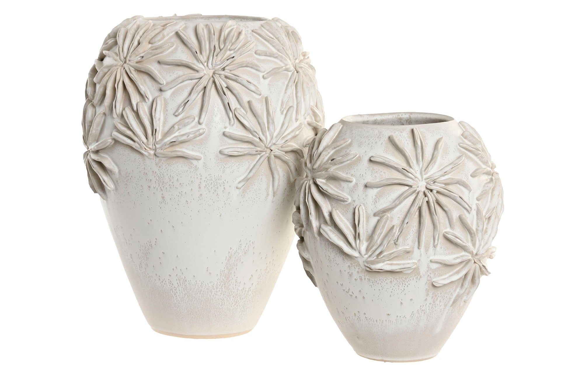 Large Ceramic Vase 'Craft' - Elegant White Decor - LUXONAS