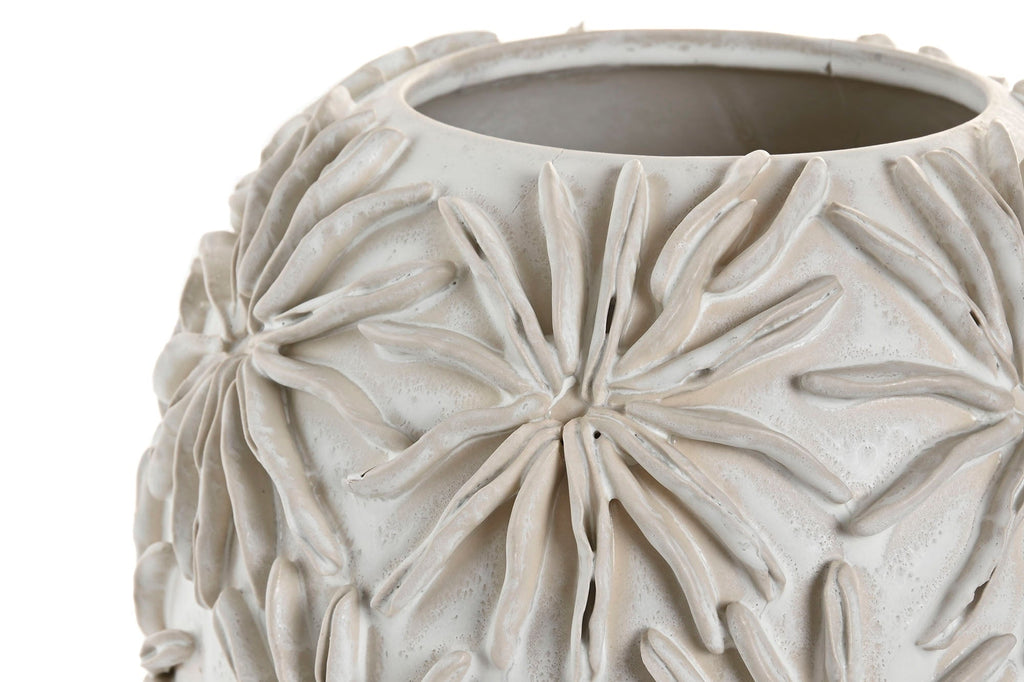 Large Ceramic Vase 'Craft' - Elegant White Decor - LUXONAS