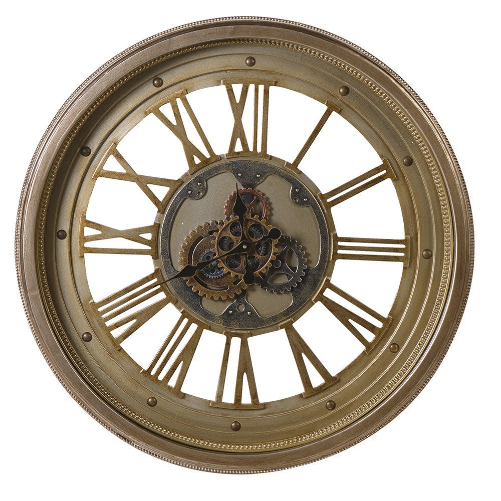 Large Cog Wall Clock - Vintage Industrial Design
