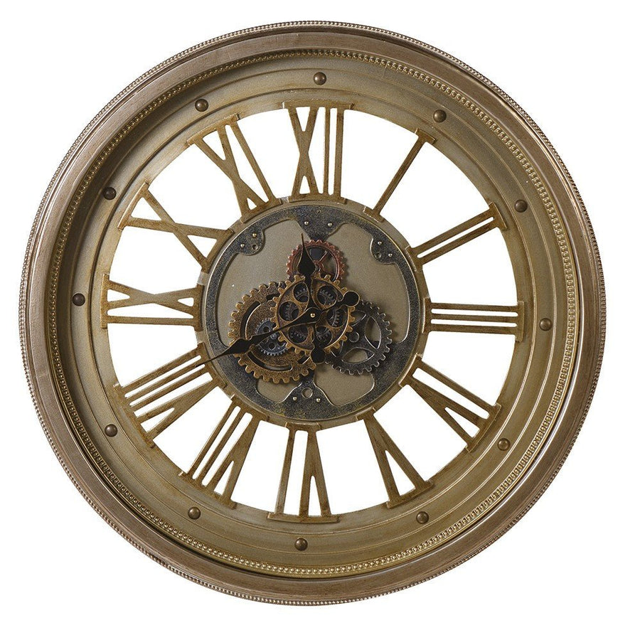 Large Cog Wall Clock - Vintage Industrial Design