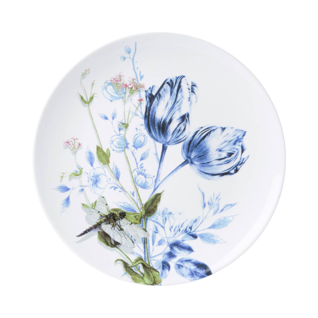 Large Dragonfly Flower Plate - LUXONAS