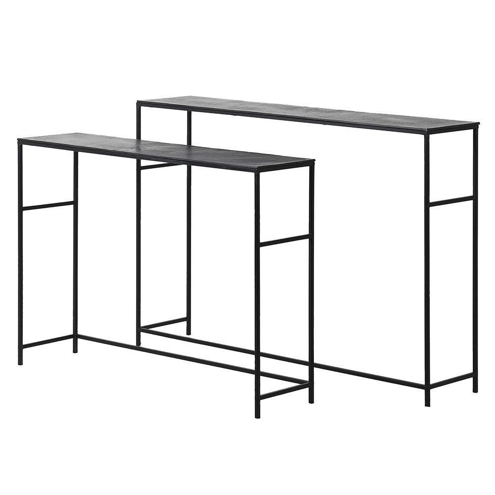 Large Graphite Console Table - LUXONAS