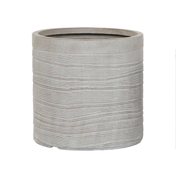 Large Grey Fibre Planter