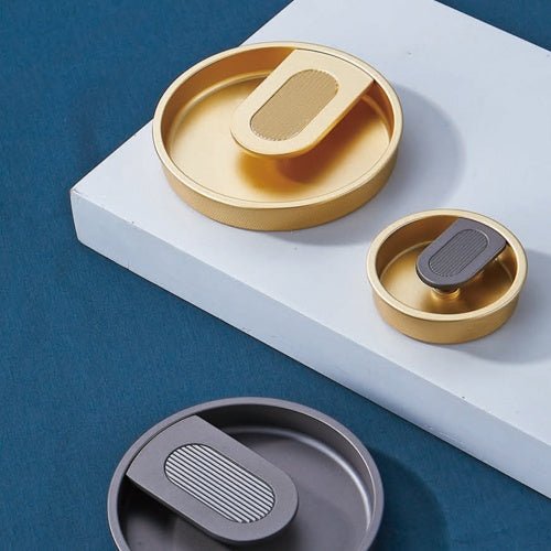 Large Insert Handle Gold 9538 - LUXONAS