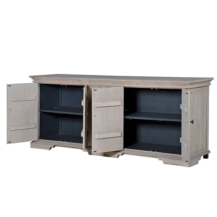 Large Panelled 4 Door Sideboard
