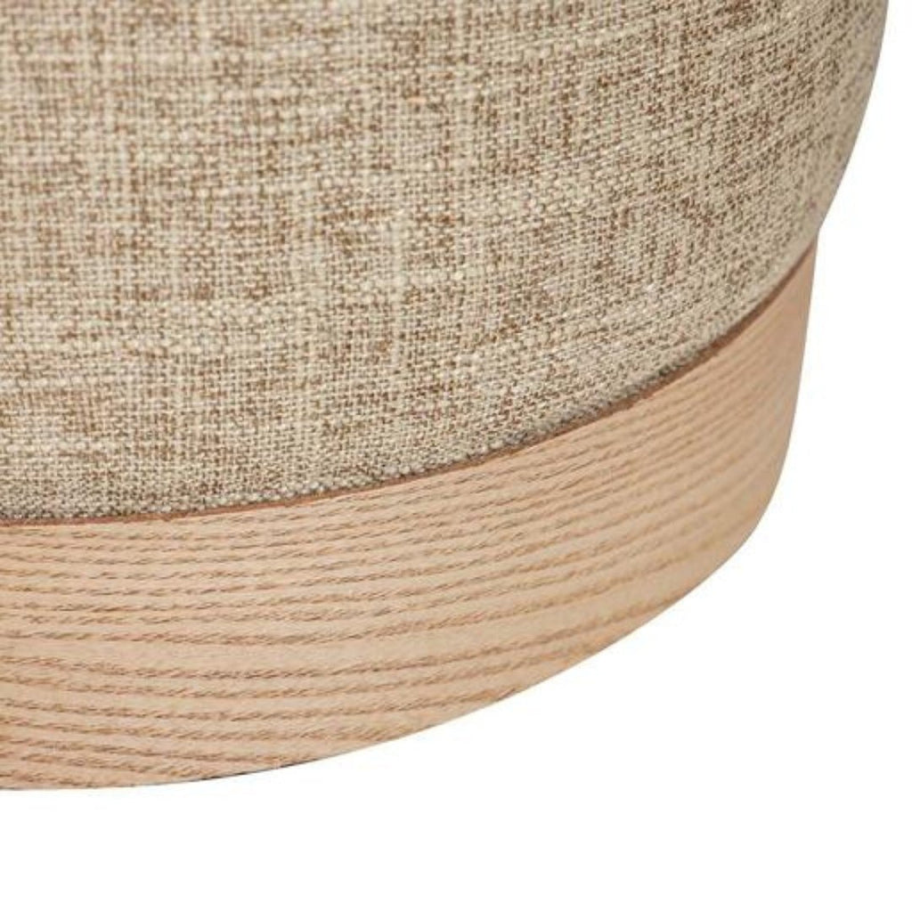 Large Polyester Puff - Stylish and Versatile Seating - LUXONAS