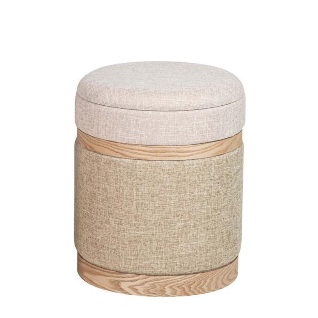 Large Polyester Puff - Stylish and Versatile Seating