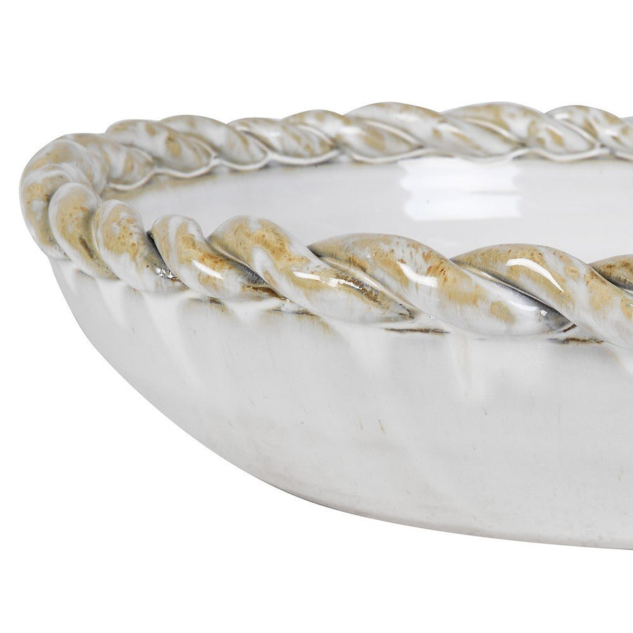 Large Slip Glaze Bowl