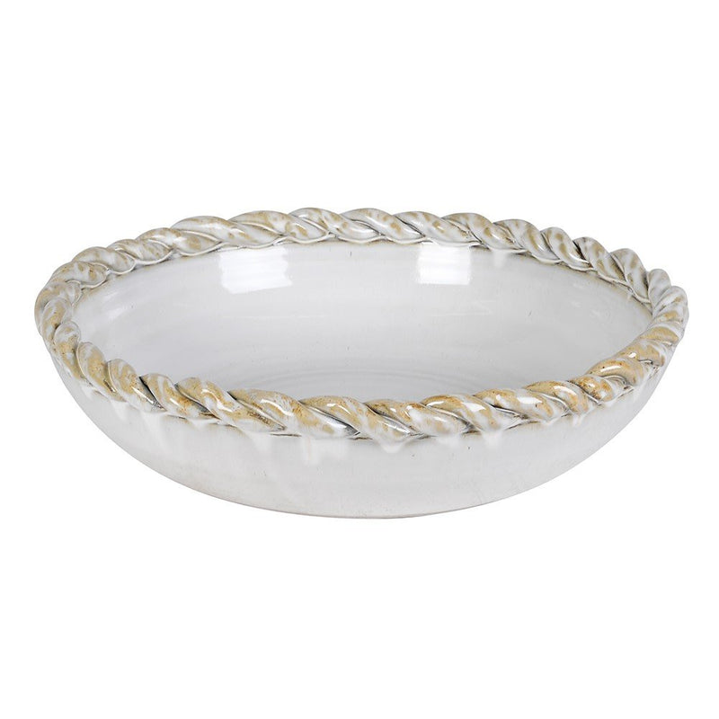 Large Slip Glaze Bowl