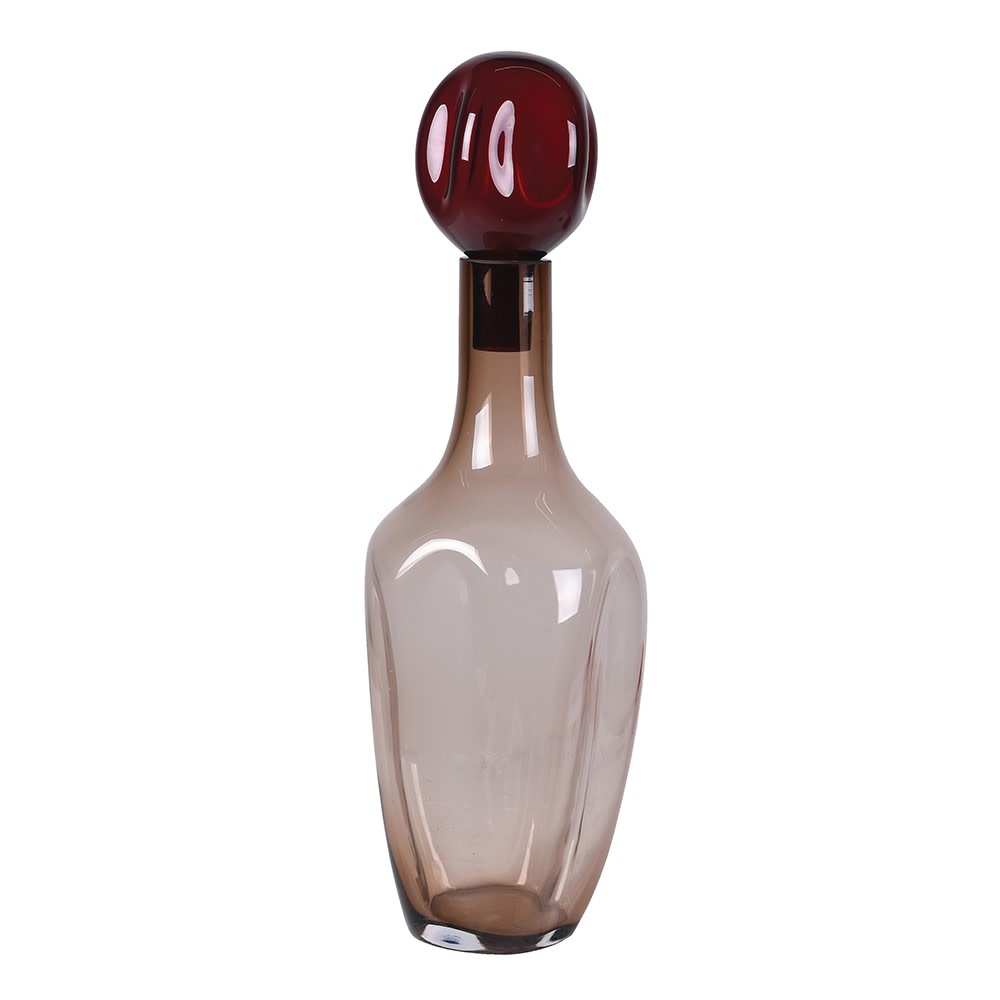 Large Valley Bottle Vase - Elegant Glass Decor