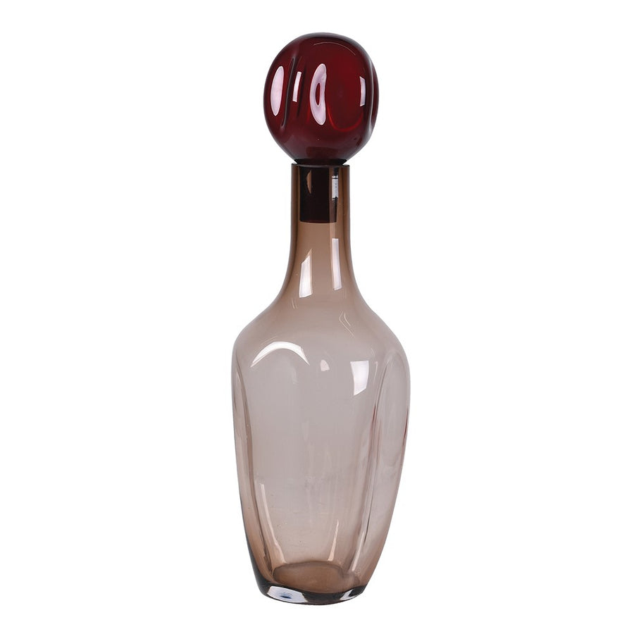 Large Valley Bottle Vase - Elegant Glass Decor