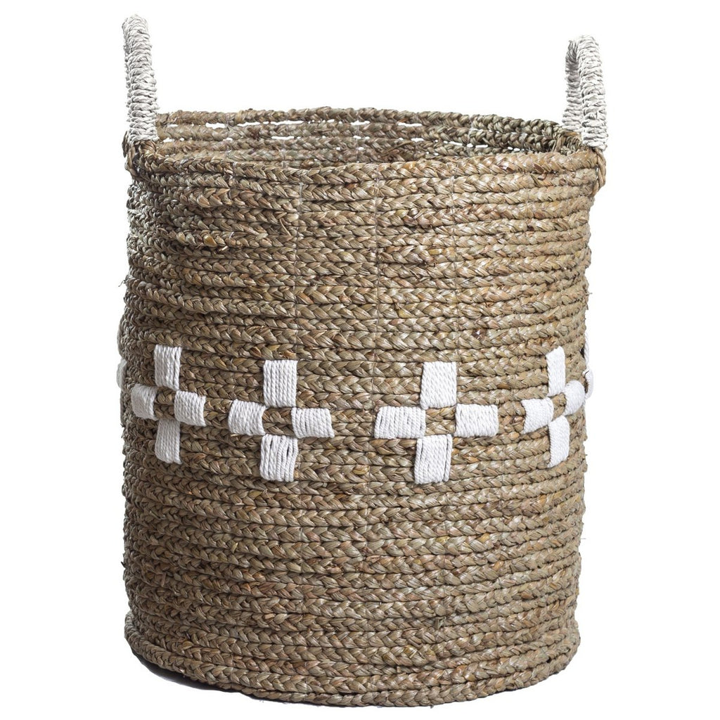 Laundry Basket LAWANG | Plant Basket | Storage Basket made from Seagrass (3 sizes) - LUXONAS HOME