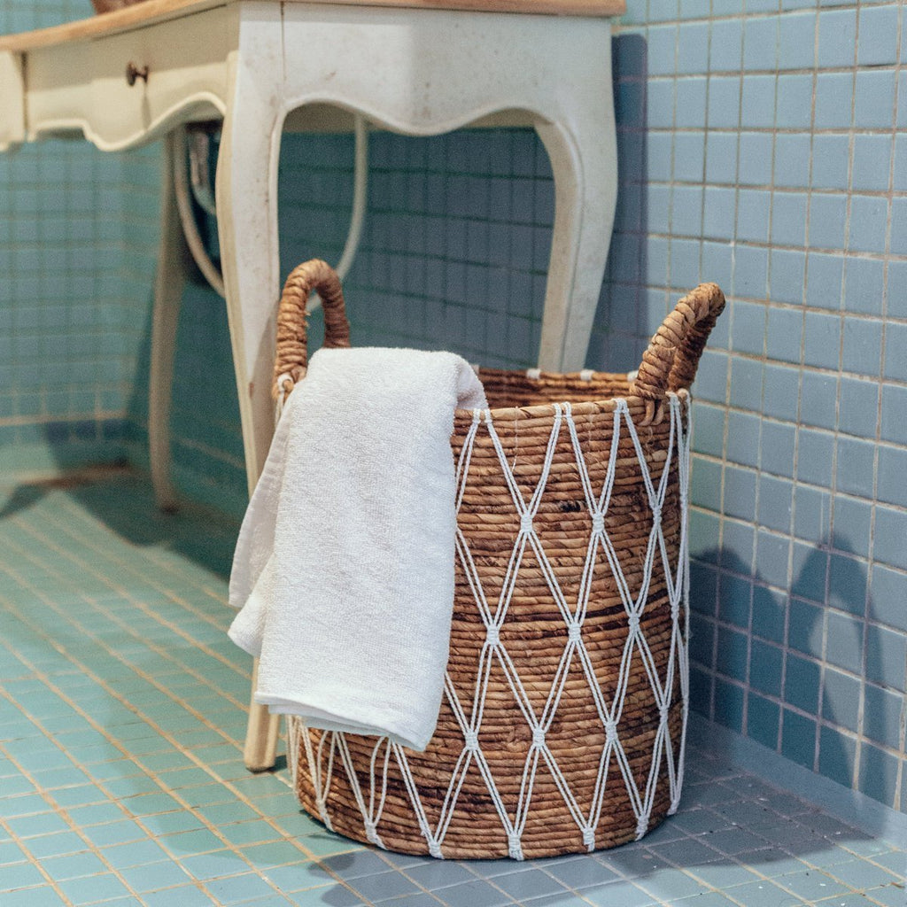 Laundry Basket | Plant Basket GARIAU made from Banana Fibre (3 sizes) - LUXONAS HOME
