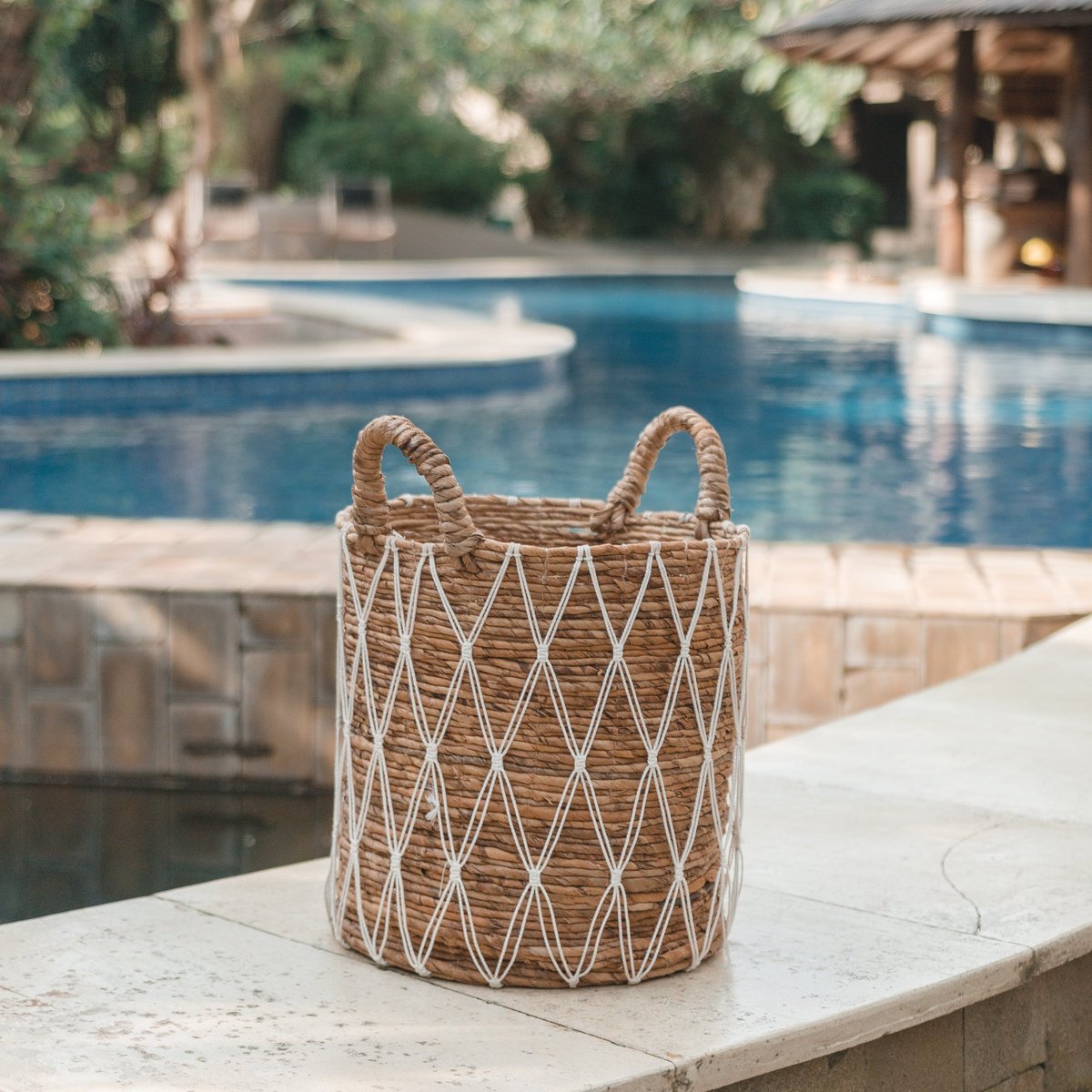 Laundry Basket | Plant Basket GARIAU made from Banana Fibre (3 sizes) - LUXONAS HOME