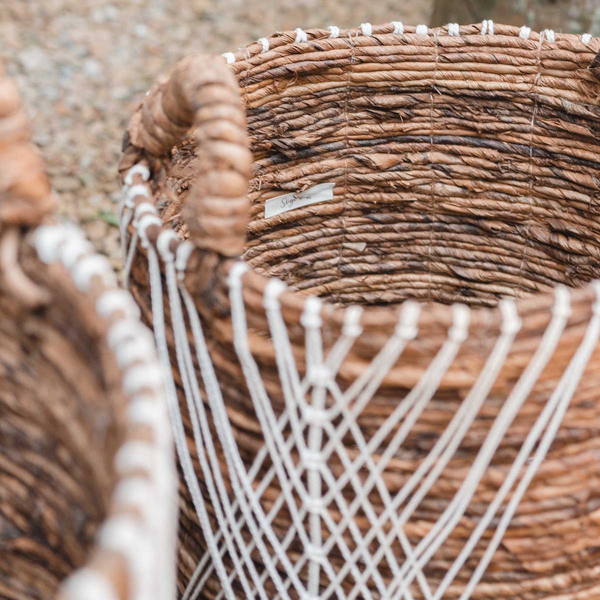 Laundry Basket | Plant Basket | Storage Basket JUWANA made of Banana Fibre - LUXONAS HOME