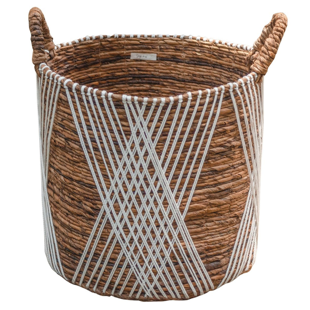 Laundry Basket | Plant Basket | Storage Basket JUWANA made of Banana Fibre - LUXONAS HOME