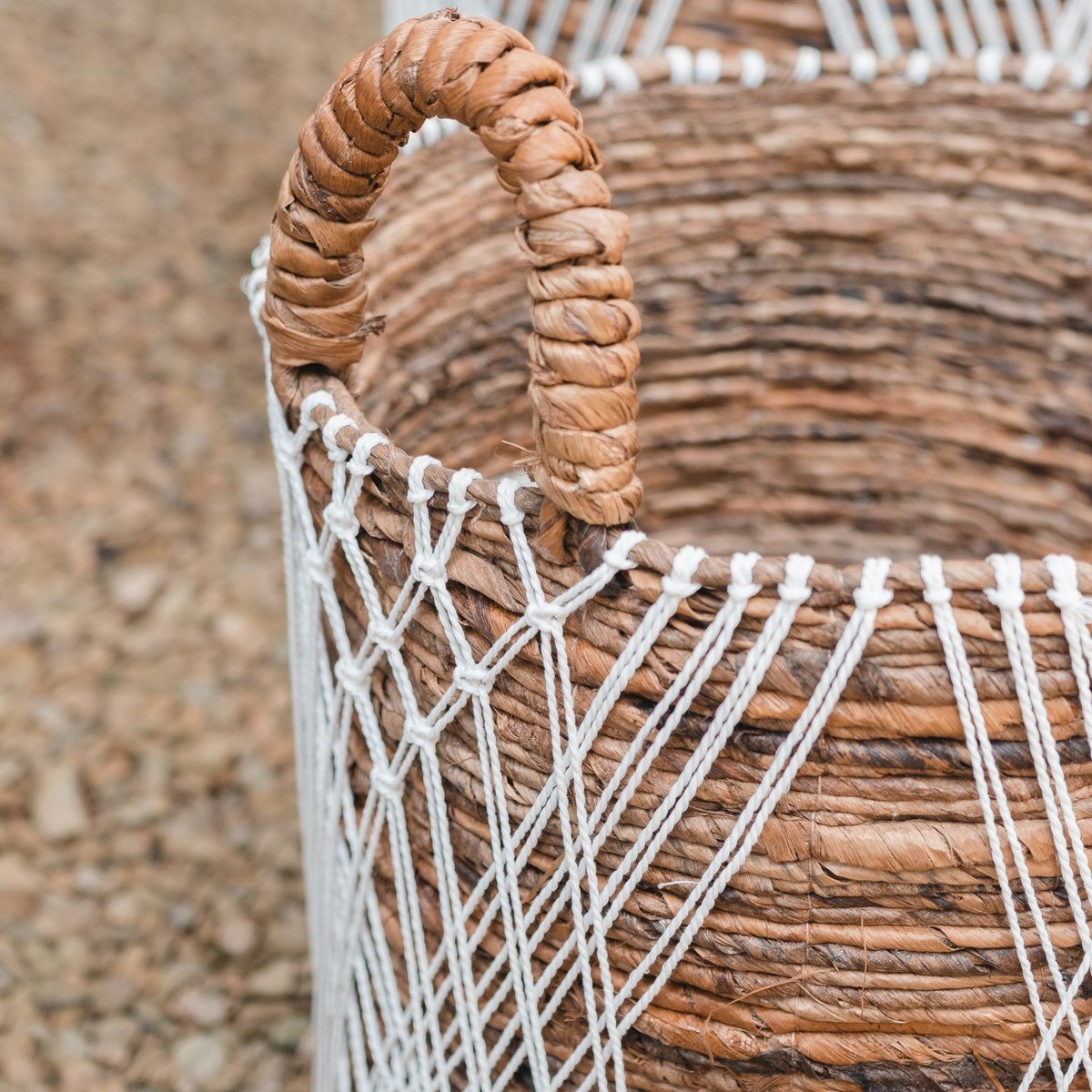 Laundry Basket | Plant Basket | Storage Basket JUWANA made of Banana Fibre - LUXONAS HOME