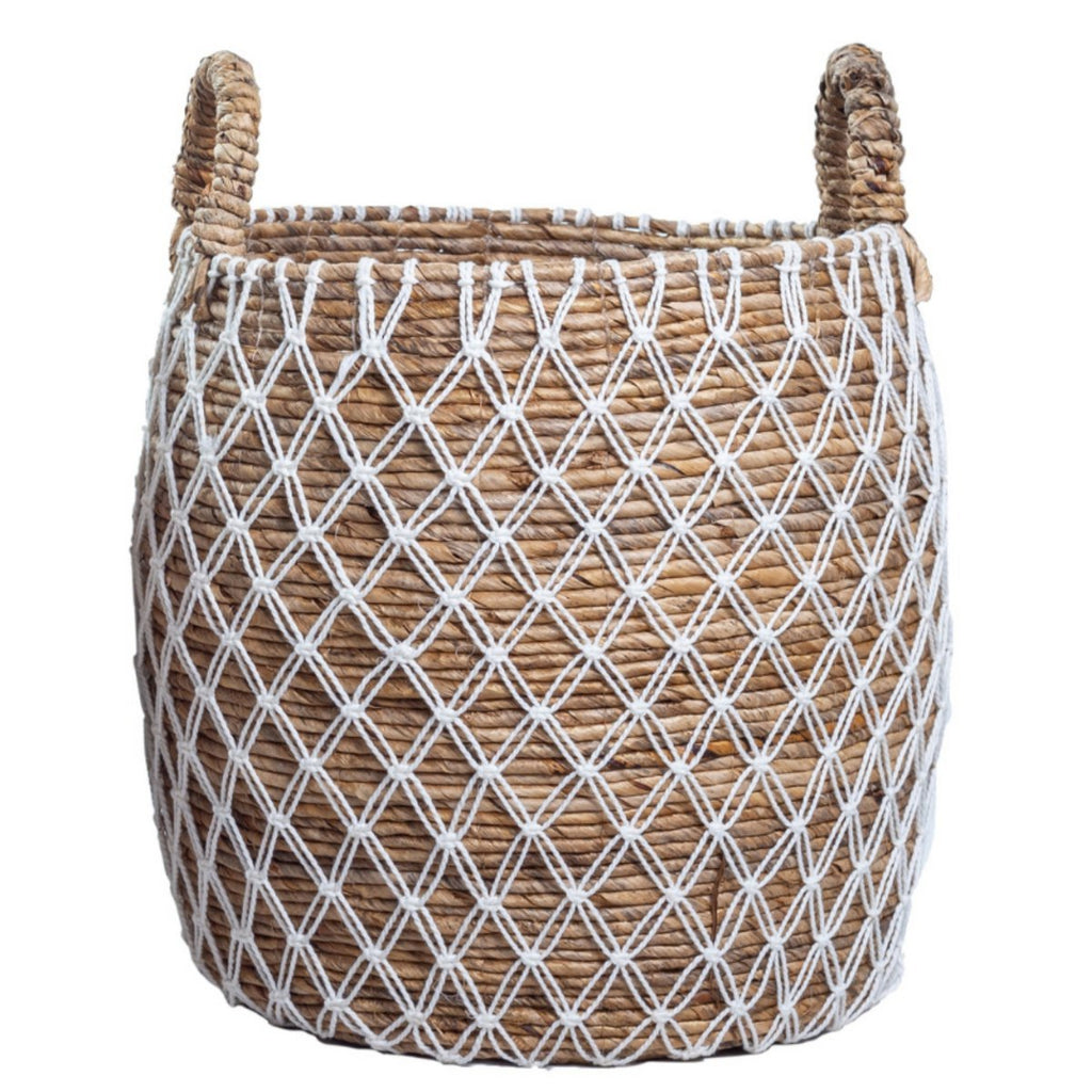 Laundry Basket | Plant Basket | Storage Basket KUBU made from Banana Fibre (3 sizes) - LUXONAS HOME