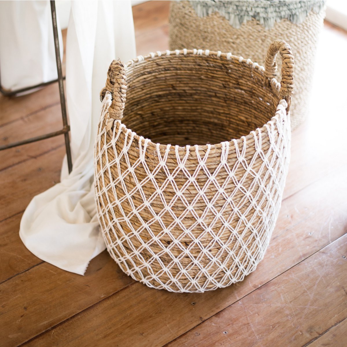 Laundry Basket | Plant Basket | Storage Basket KUBU made from Banana Fibre (3 sizes) - LUXONAS HOME