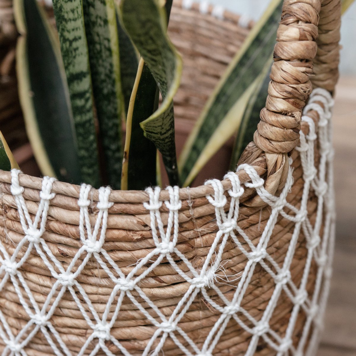 Laundry Basket | Plant Basket | Storage Basket KUBU made from Banana Fibre (3 sizes) - LUXONAS HOME