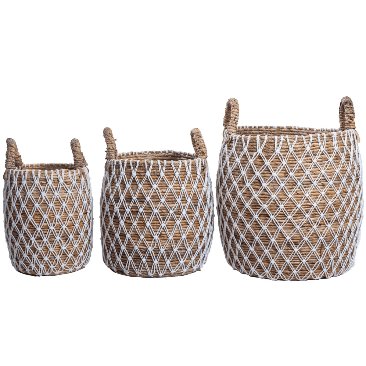 Laundry Basket | Plant Basket | Storage Basket KUBU made from Banana Fibre (3 sizes) - LUXONAS HOME