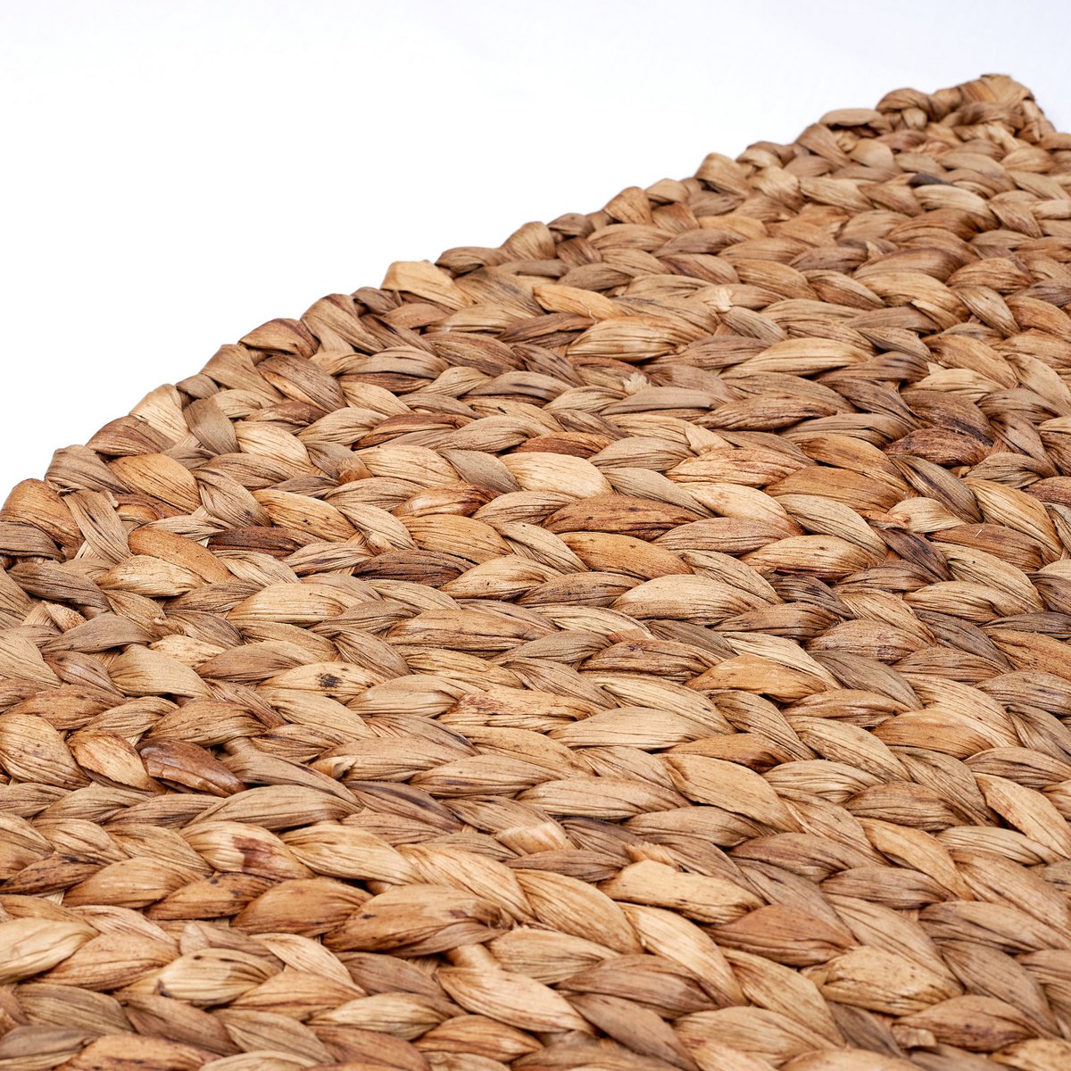 Leaf - shaped placemat (Set of 2, 4 or 6) 48 cm | Boho table mat DITU made from water hyacinth - LUXONAS HOME