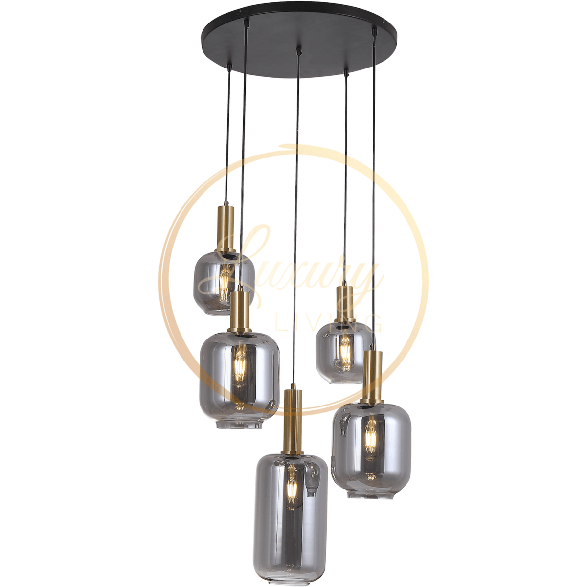 Lily 5 - Light Hanging Lamp Mix - LUXONAS HOME