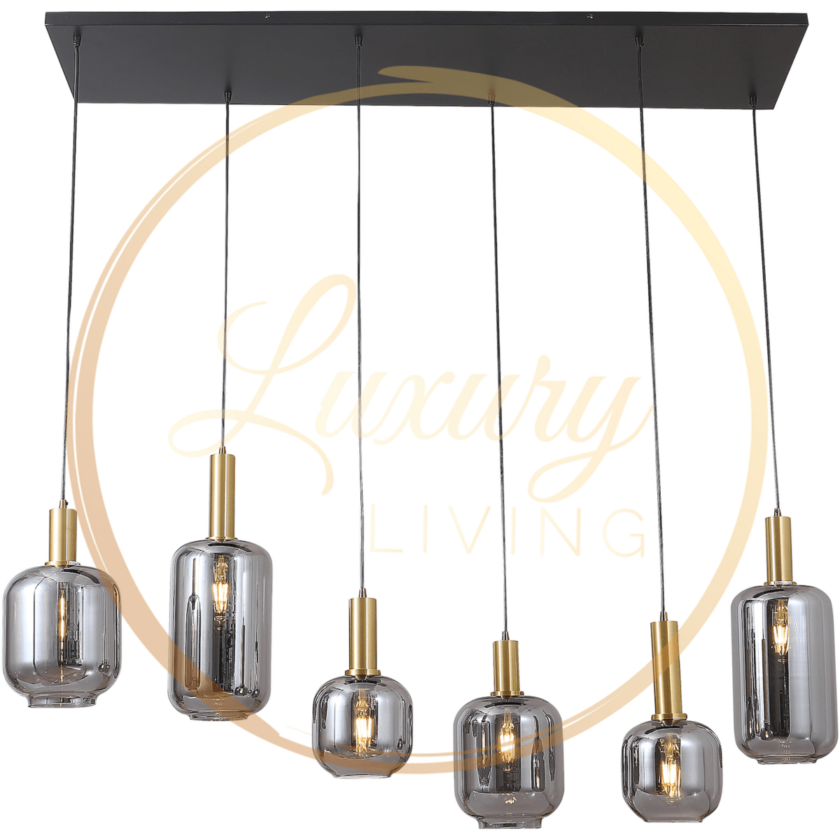 Lily 6 - Light Hanging Lamp Mix - LUXONAS HOME