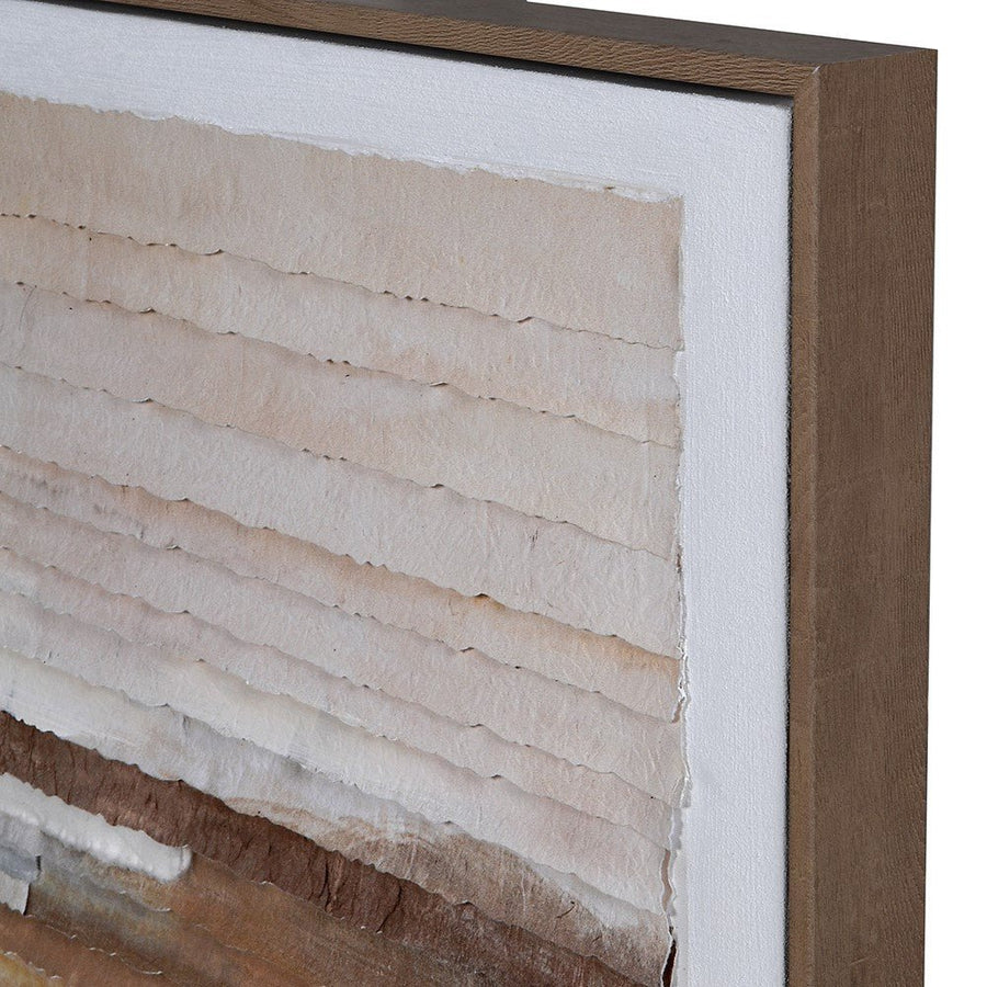 Lined Horizon Wall Art - Elegant Canvas Decor