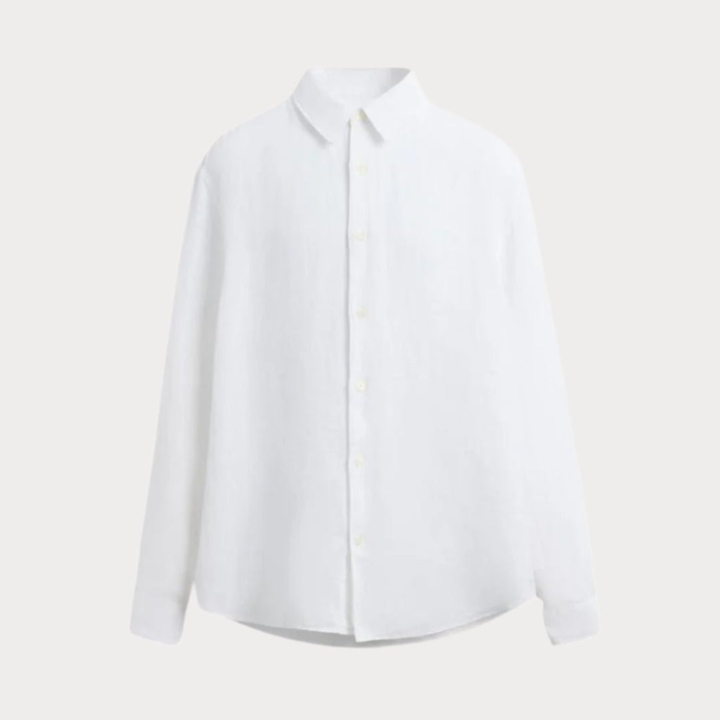 Linen Collar Shirt - LUXONAS HOME