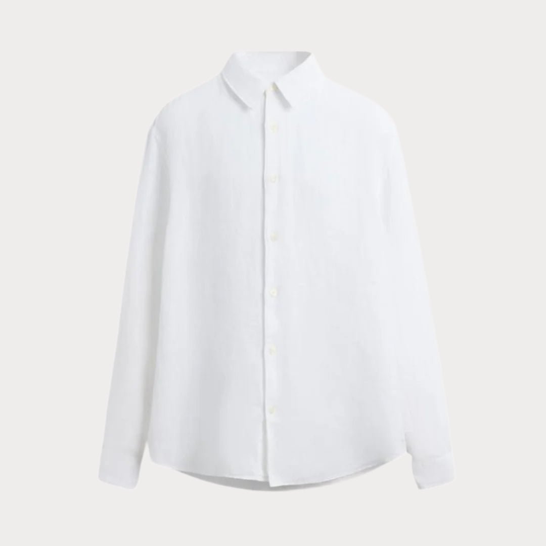Linen Collar Shirt - LUXONAS HOME