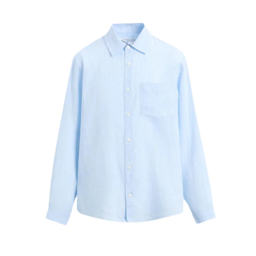 Linen Collar Shirt - LUXONAS HOME