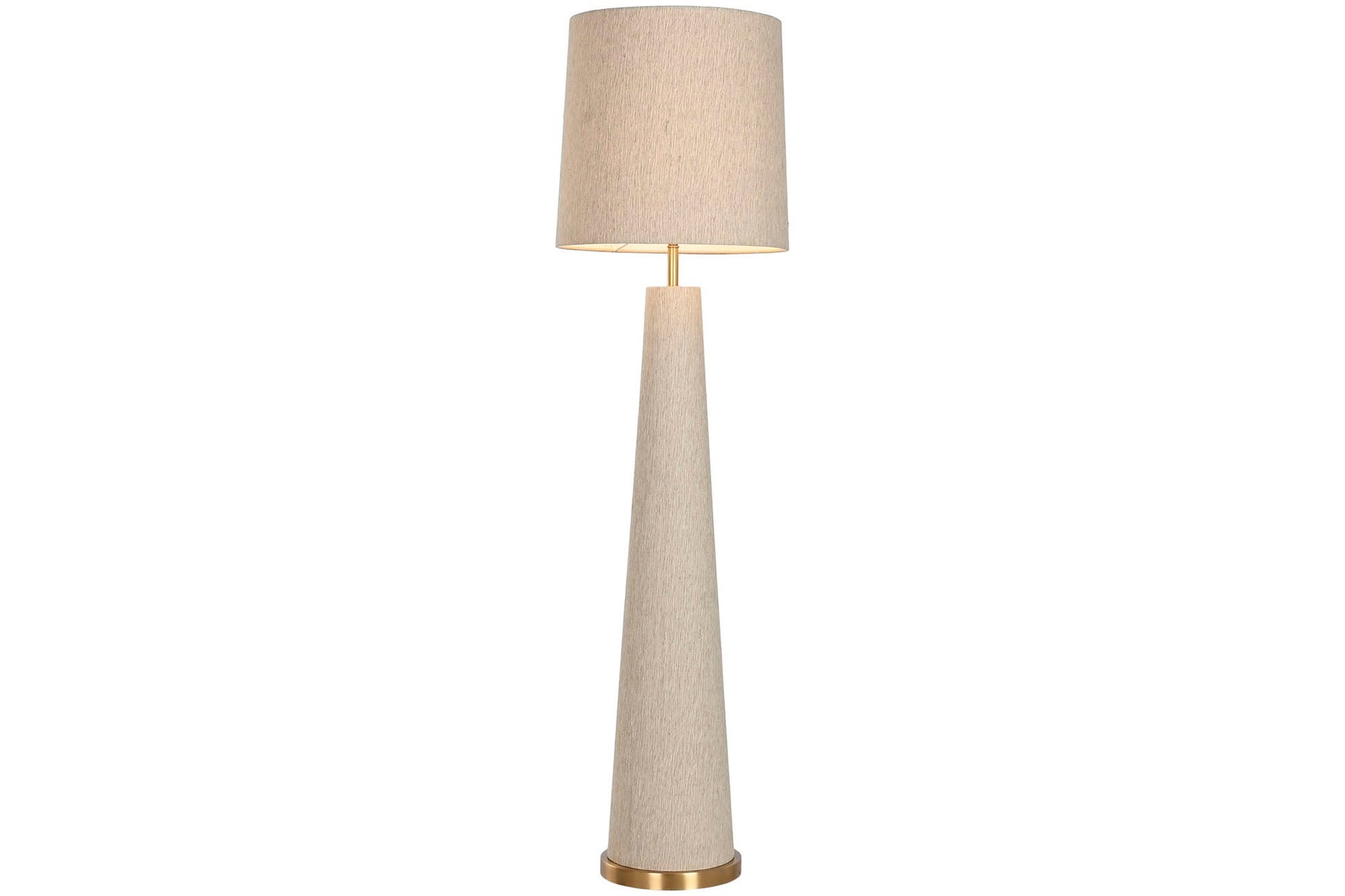 Linen Floor Lamp - LUXONAS