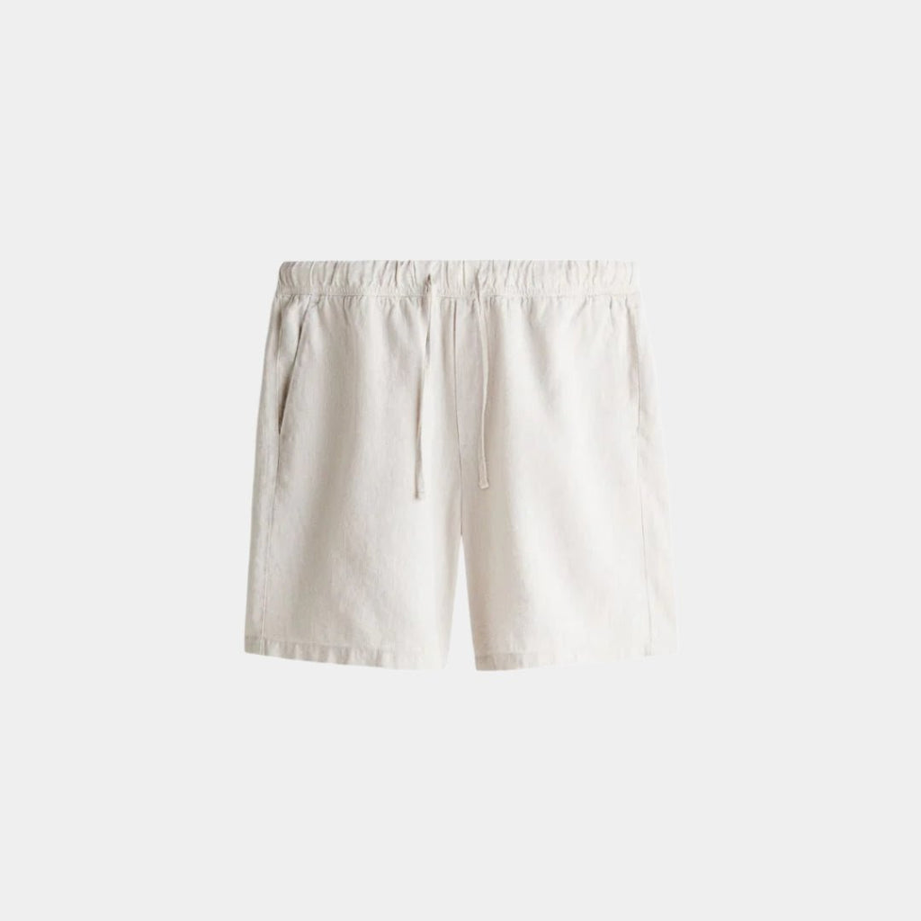 Linen Shorts - Men's Casual Bermuda Shorts Outfit | Summer Linen - LUXONAS HOME