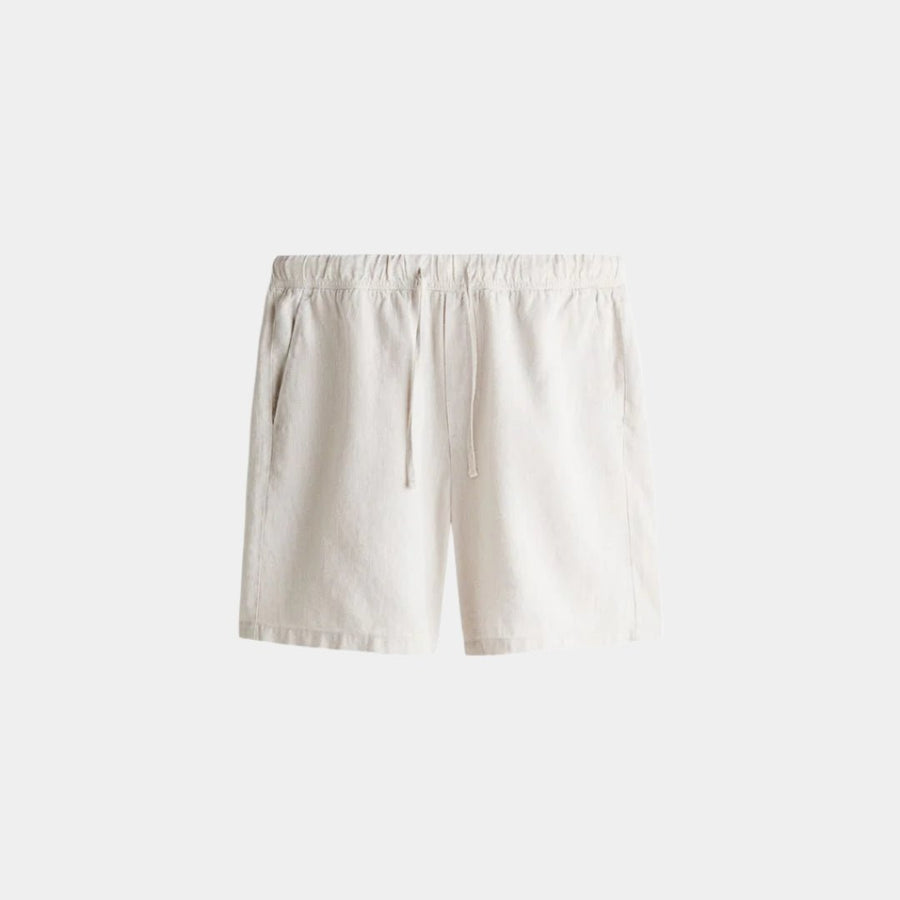 Linen Shorts - Men's Casual Bermuda Shorts Outfit | Summer Linen