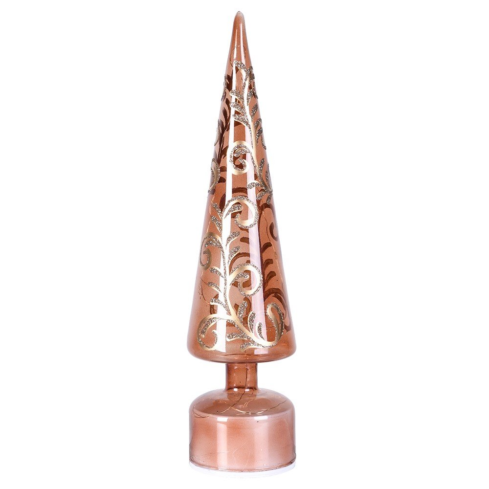 Lit Spinning Cinnamon Tree - Magical Holiday Decor - LUXONAS