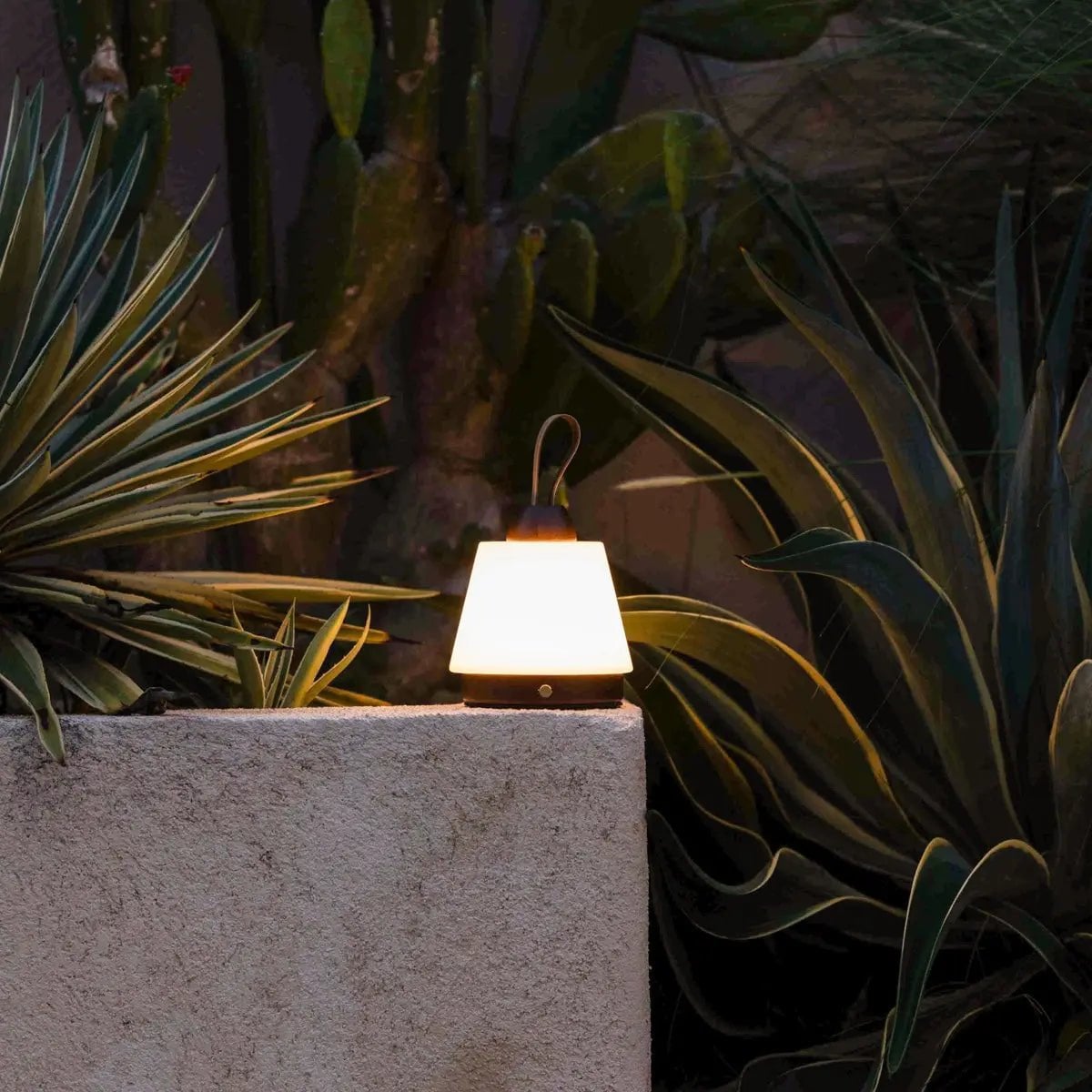 Liv Dark Brown Rechargeable Lamp | Leather Strap, Dimmable & 3 Light Modes - LUXONAS HOME